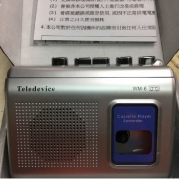 Teledevice WM-6 卡式錄音/播放機